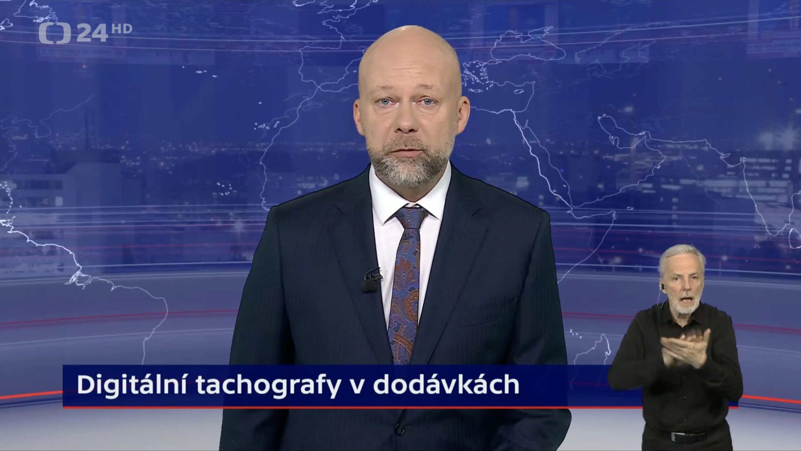 Česká televize – Události: Digitální tachografy v dodávkách